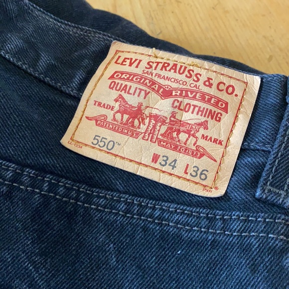 Levi's Other - Levi’s 550 - Black Relaxed Fit Jean